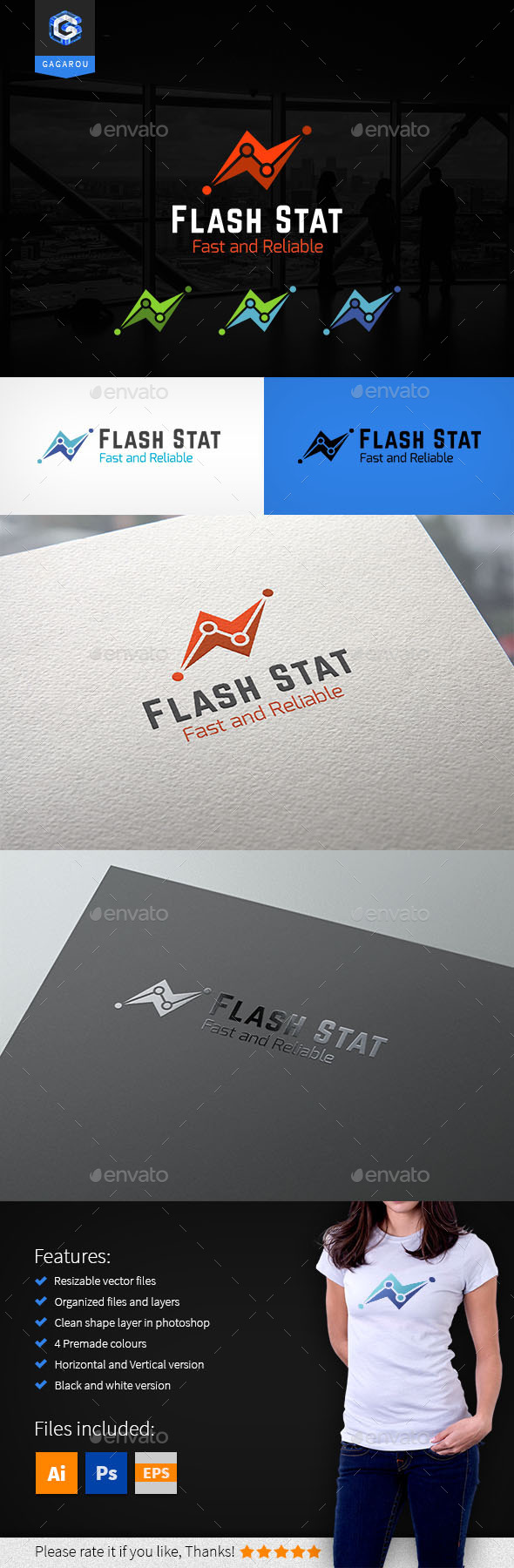Flash Stat Logo Flash Stat Logo