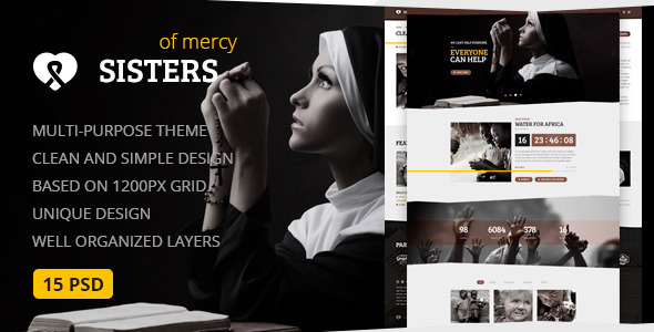 Sisters of Mercy - ThemeForest 12366101