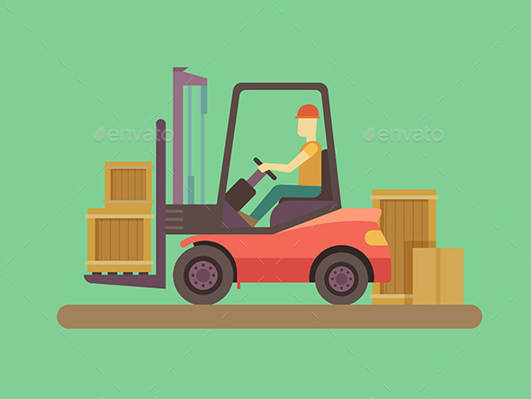Loading and Unloading Machine - Man-made Objects Objects