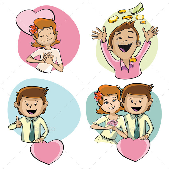 Human Characters on the Theme of Love Human Characters on the Theme of Love
