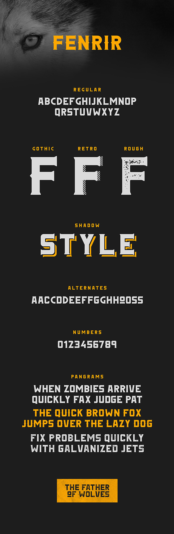 Fenrir Typeface - Fonts