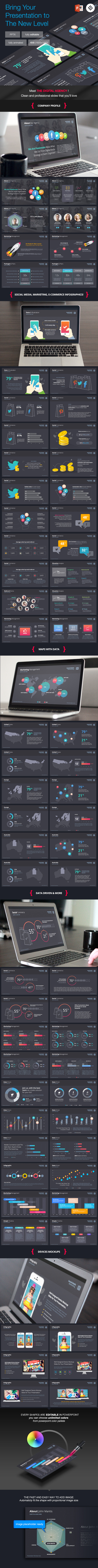 The Digital Agency - Powerpoint Template - PowerPoint Templates Presentation Templates