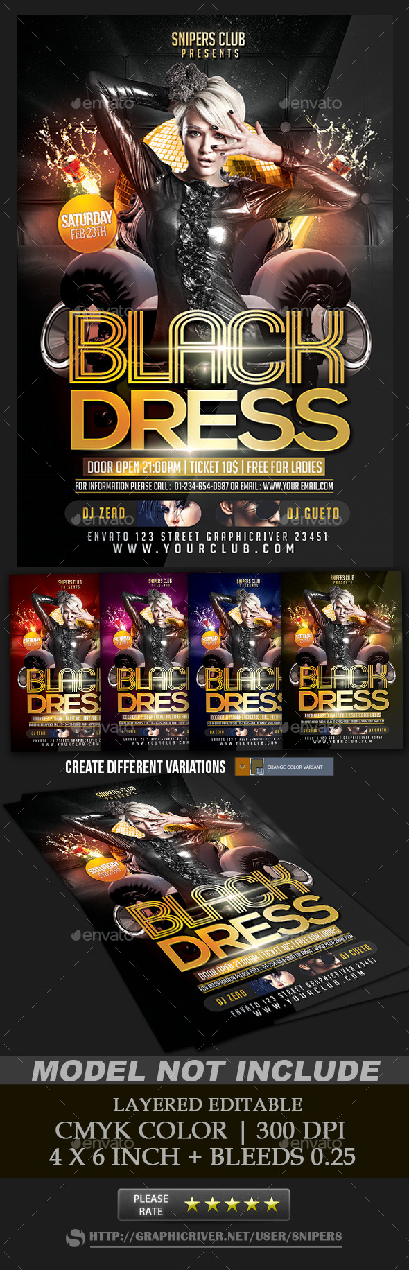 Black Dress Party - Clubs & Parties Events