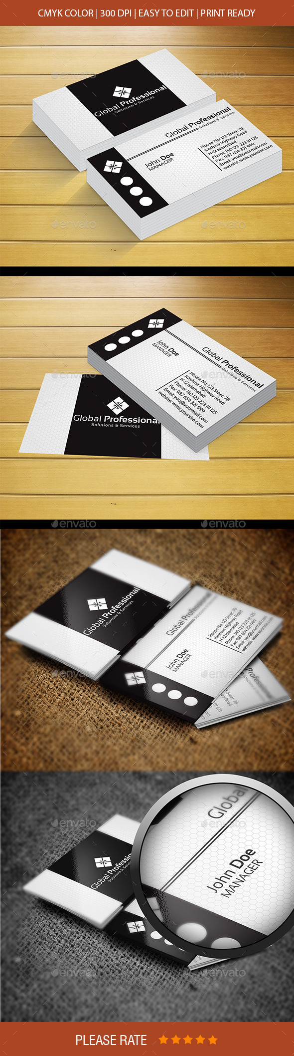 Global Business Card - Corporate Business Cards