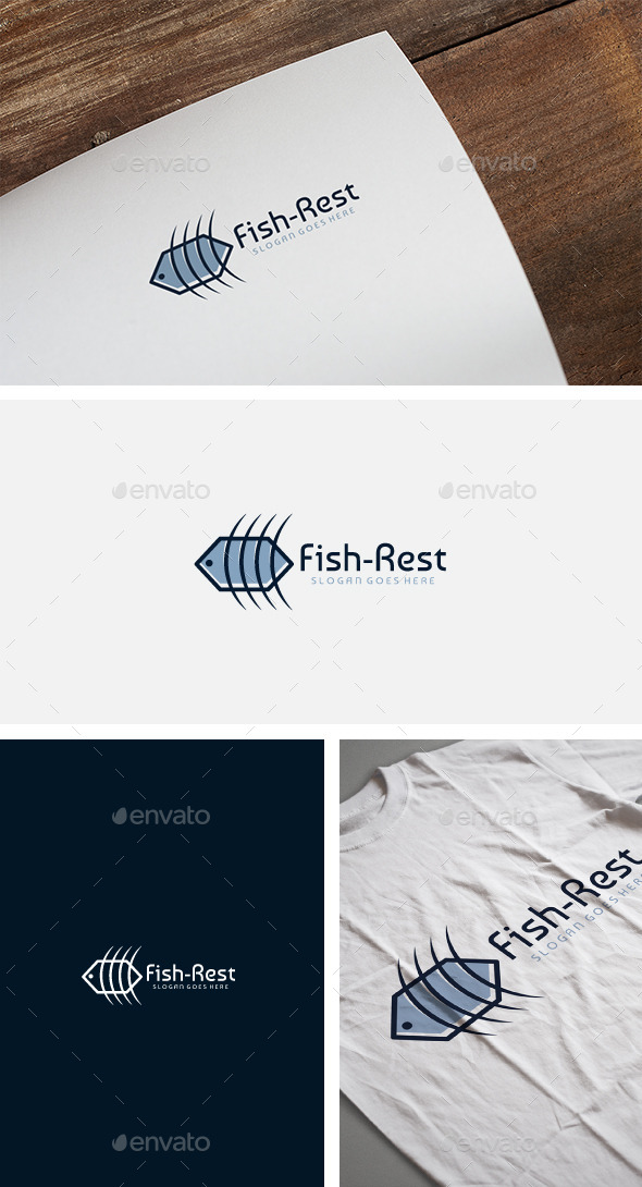 Fish Restaurant Logo - Food Logo Templates