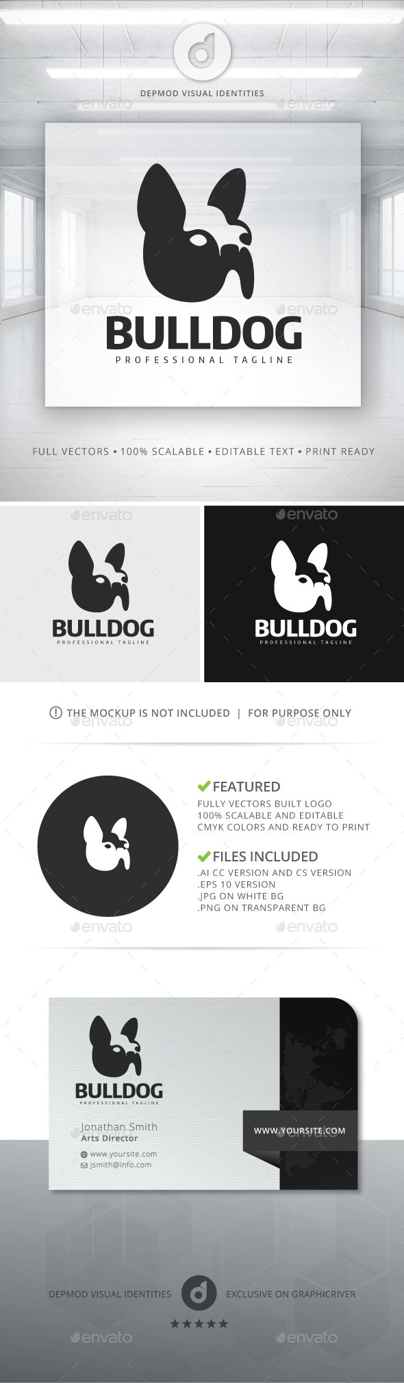 Bulldog Logo - Animals Logo Templates