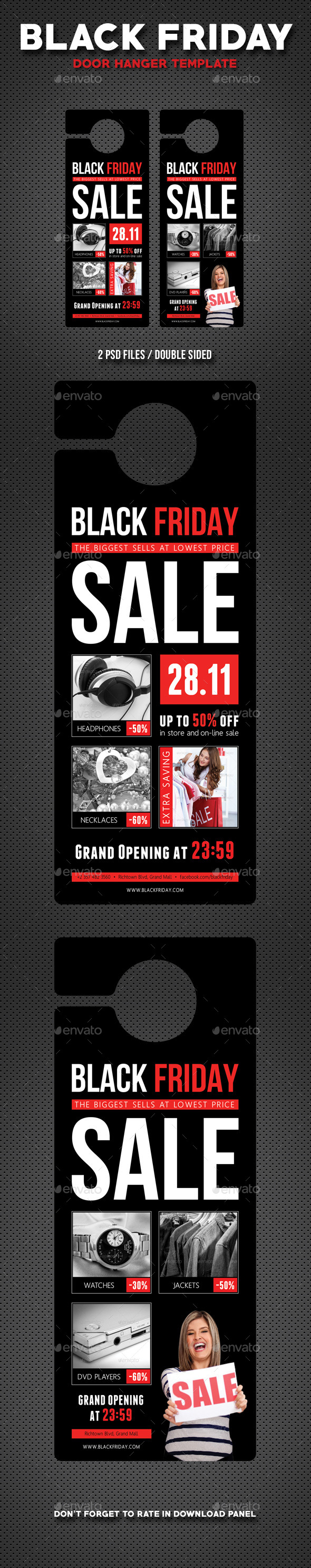 Black Friday Door Hanger Black Friday Door Hanger