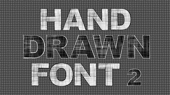 Hand Drawn Font Pack 2
