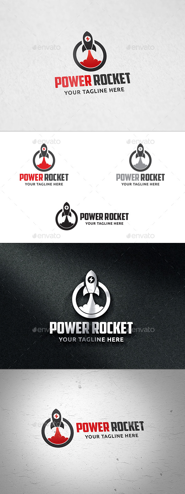 Power Rocket Logo Templates Power Rocket Logo Templates