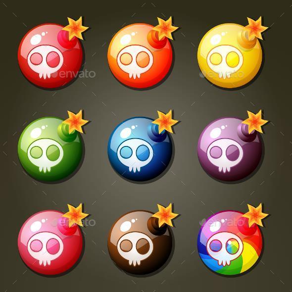 Fruit Bombs - Food Objects