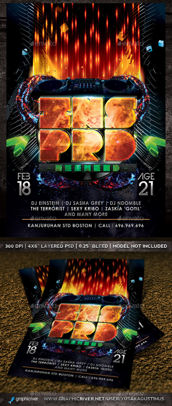 Inspired Weekend Flyer Inspired Weekend Flyer