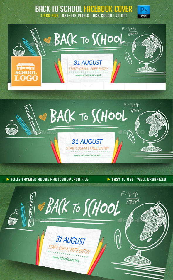 Back to School Facebook Cover - Facebook Timeline Covers Social Media