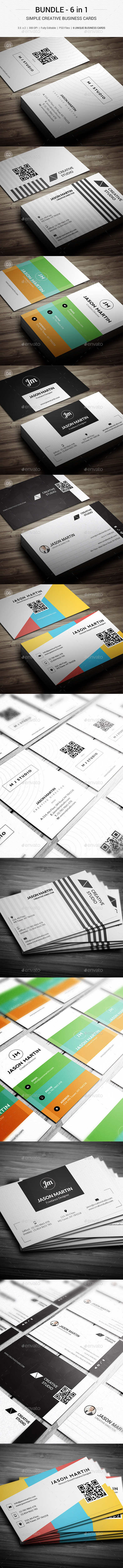 Bundle - Simple Creative Business Card - 143 - Creative Business Cards