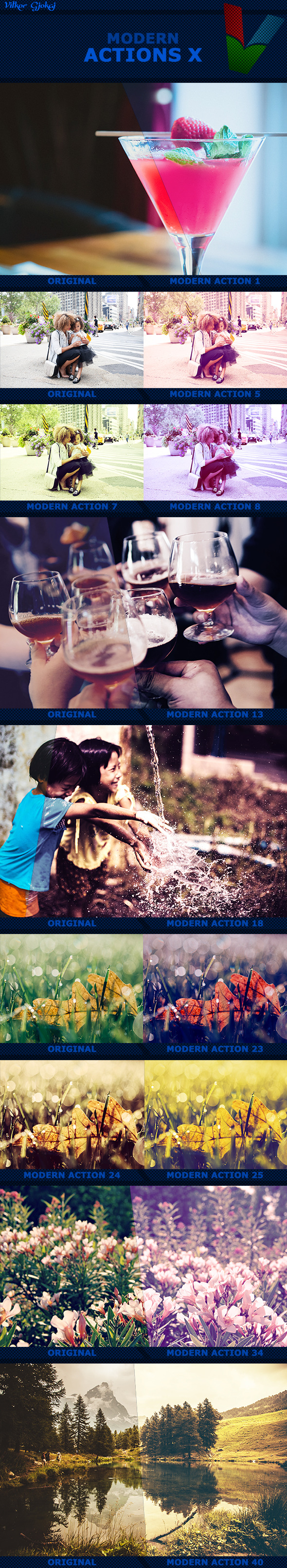 40 Modern Actions X - Photo Effects Actions