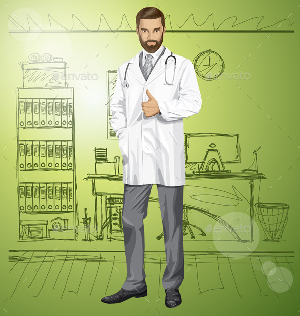 Doctor with Stethoscope Doctor with Stethoscope