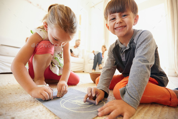 Children drawing and coloring Stock Photo by jacoblund | PhotoDune