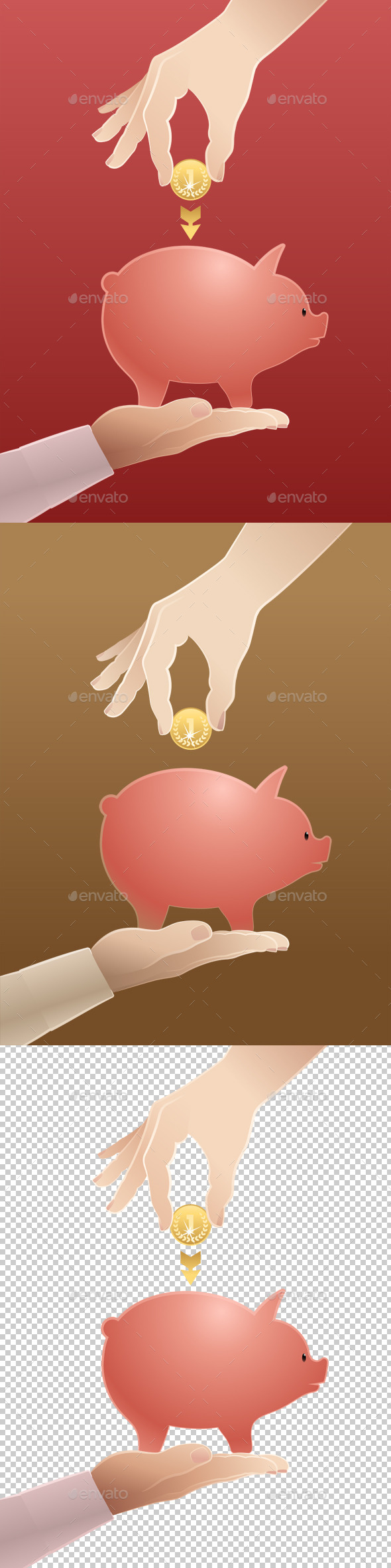 Donation to Piggy Bank - Concepts Business