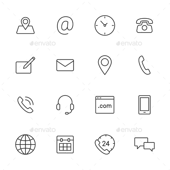 Contact Icons - Icons