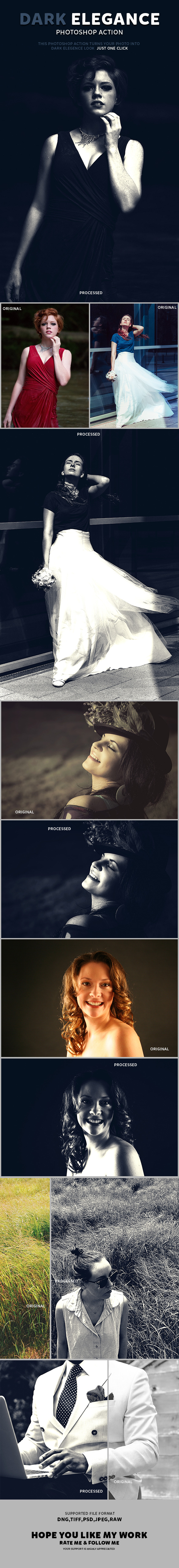 Dark Elegance - Photo Effects Actions