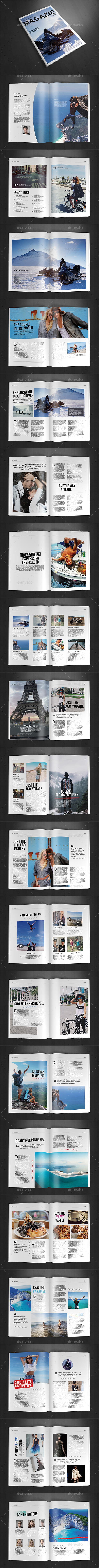 A4 Magazine Template Vol. 16 - Magazines Print Templates