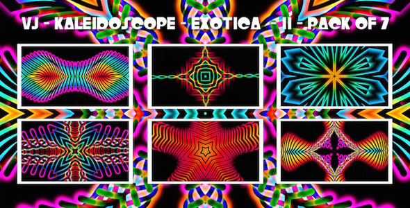 VJ Kaleidoscope Exotica II Pack of 7 VJ Kaleidoscope Exotica II Pack of 7