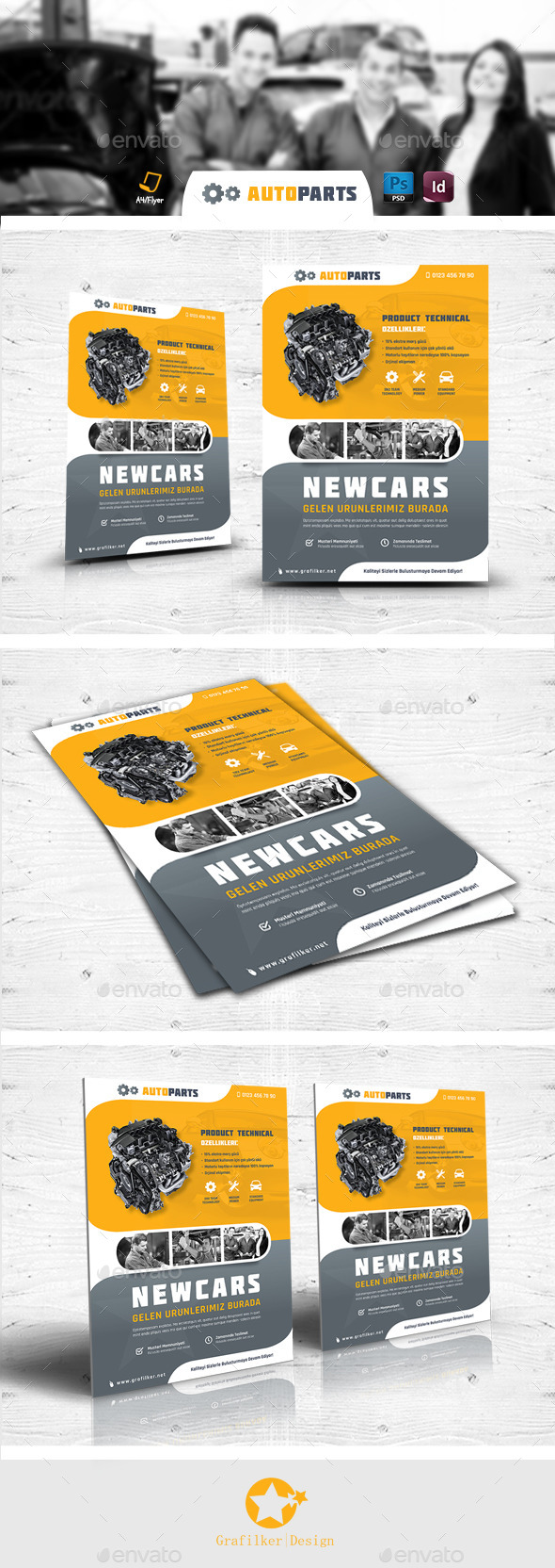 Automobile Service Flyer Templates - Corporate Flyers
