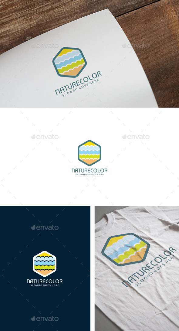 Nature Colors Logo - Symbols Logo Templates