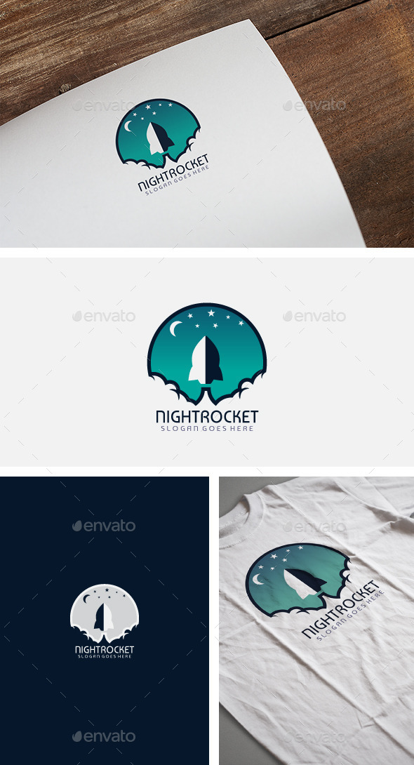 Night Rocket Logo - Abstract Logo Templates