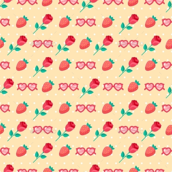Valentine Seamless Pattern. - Patterns Decorative