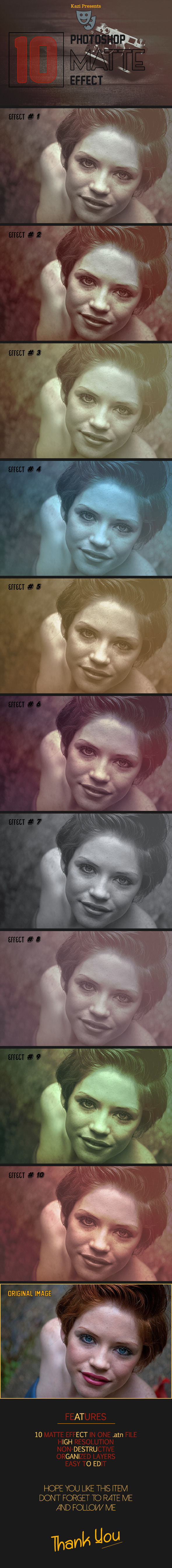 Photoshop Matte Effect - Photo Effects Actions