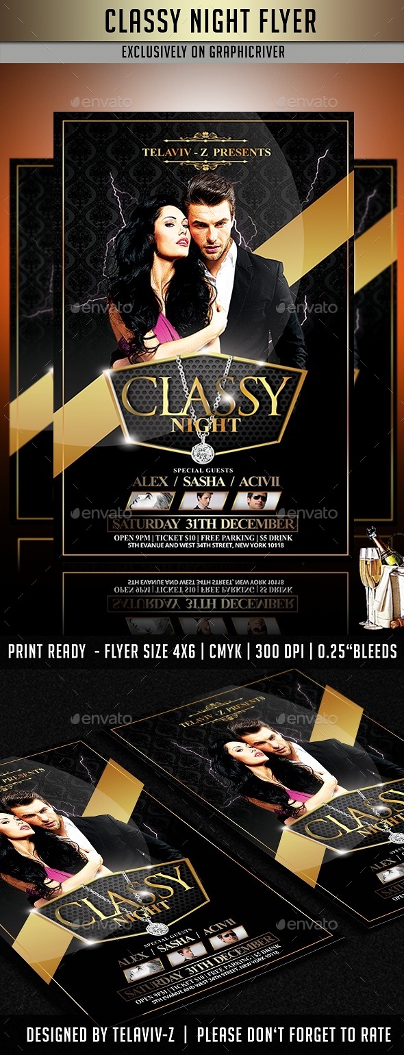 Classy Night Flyer Classy Night Flyer