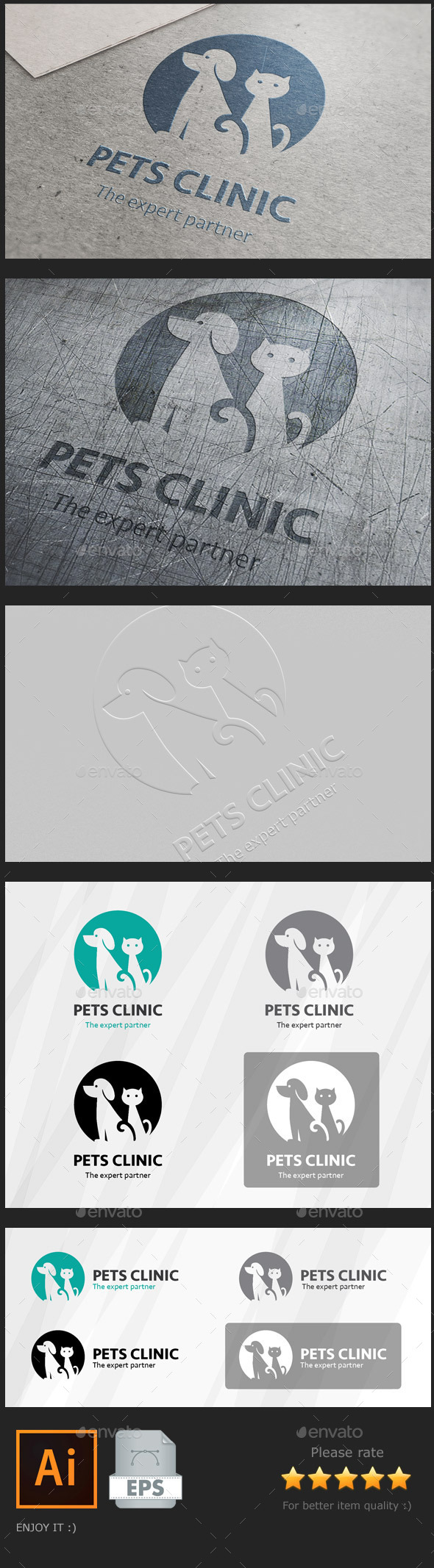 Pets Clinic - Logo Templates