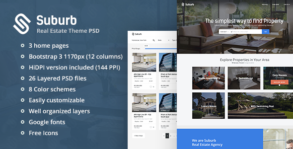 Suburb - Real - ThemeForest 12407645