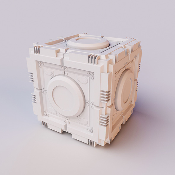 Sci-Fi Cube - 3Docean 12407654