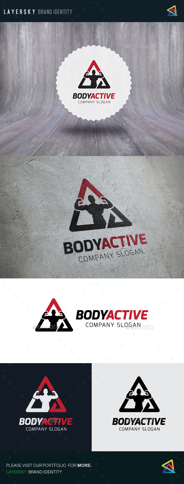 Body Active - Humans Logo Templates