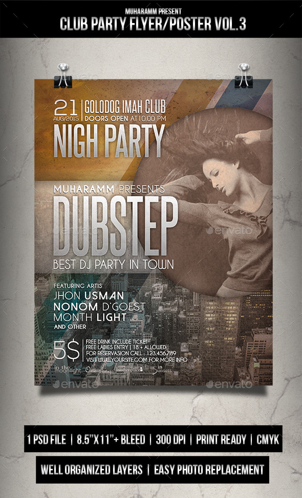Club Party Flyer Poster Vol.2 Club Party Flyer Poster Vol.2