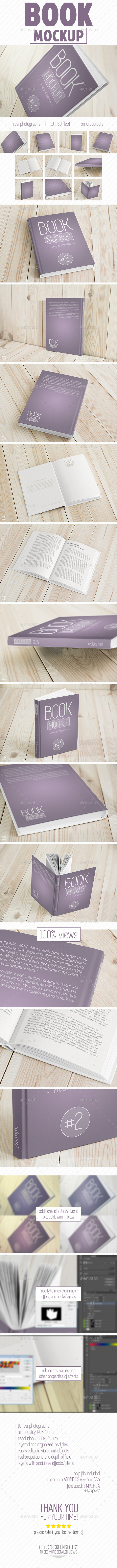 Book Cover Mockup vol. 2 - Books Print