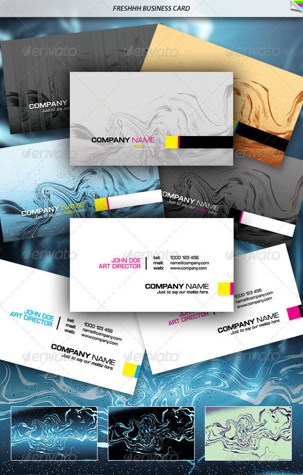 Freshhh Business Card - Creative Business Cards