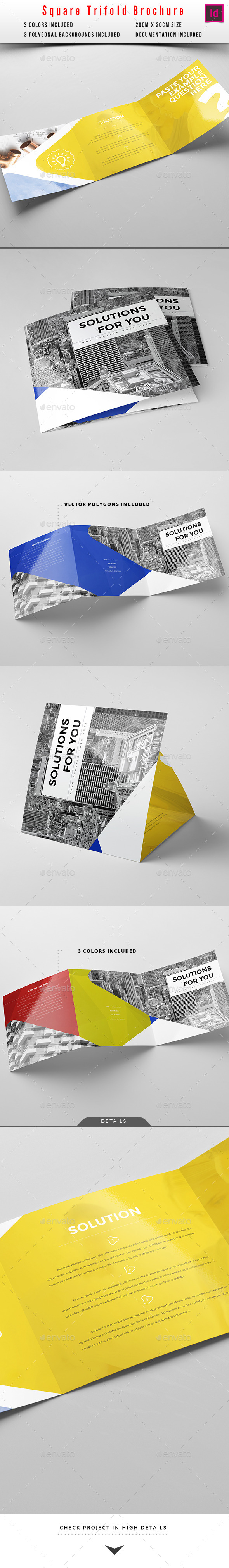 Square Trifold Business Brochure 2 Square Trifold Business Brochure 2