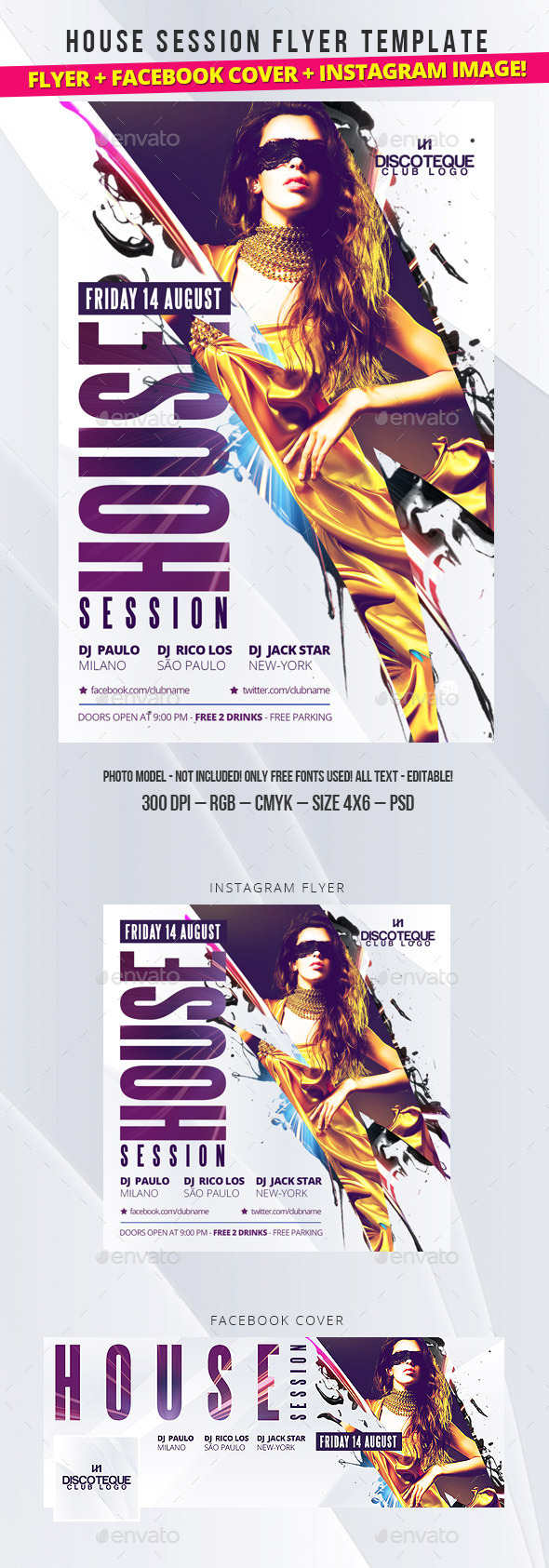 Club Flyer - Clubs & Parties Events