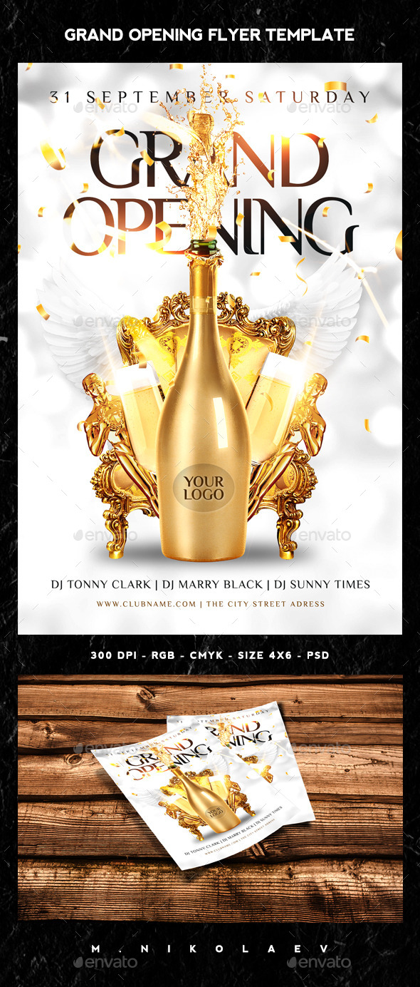 Grand Opening Flyer Grand Opening Flyer