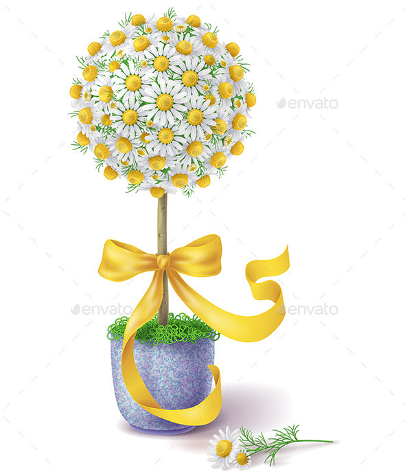 Summer Floral Topiary - Flowers & Plants Nature