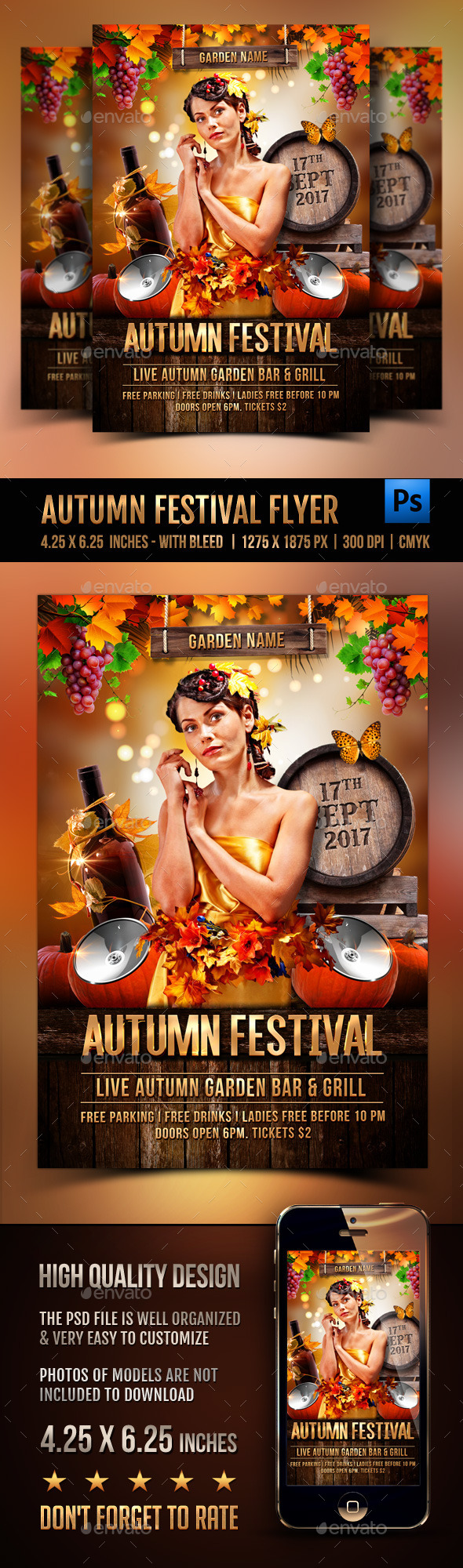 Autumn Festival Flyer - Events Flyers