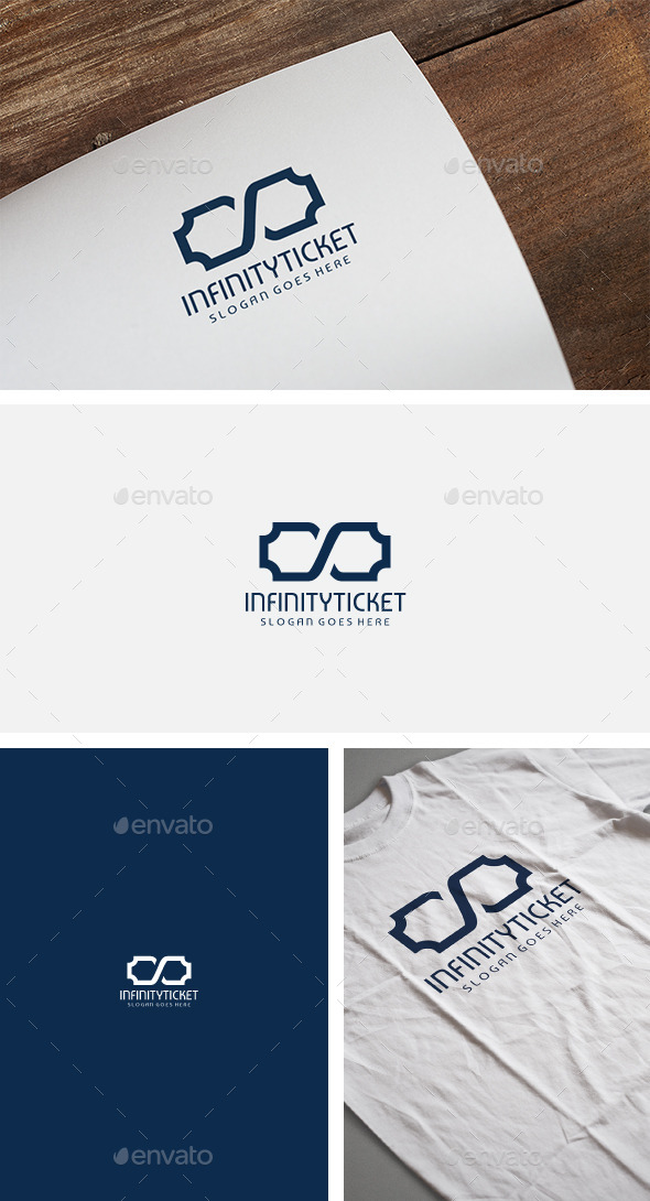 Infinity Ticket Logo - Symbols Logo Templates