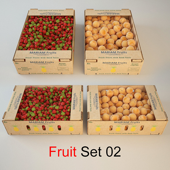 Fruit Set 02 - 3Docean 12424297