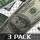 Banknotes Falling - 3 Pack - VideoHive Item for Sale