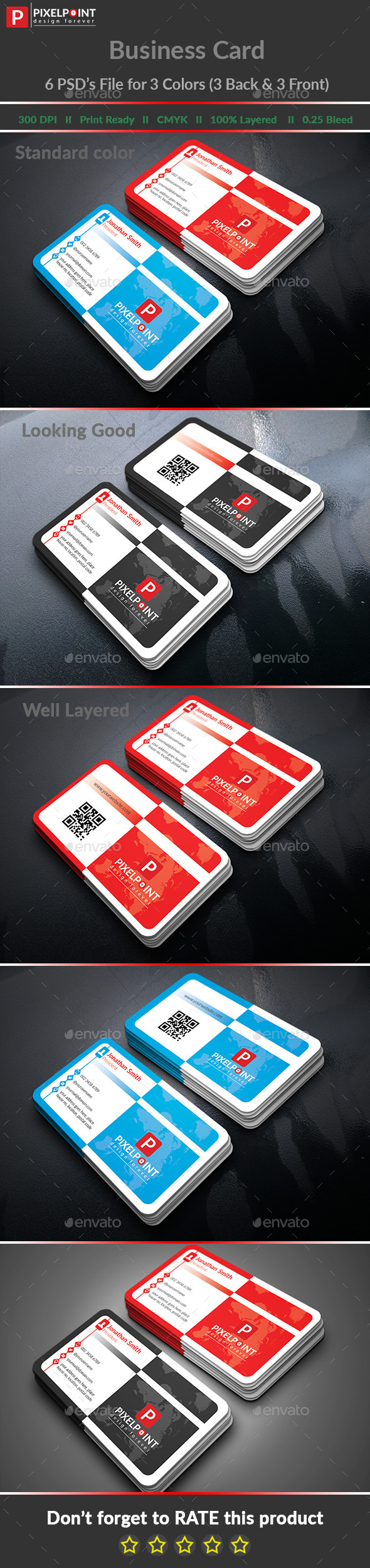 Stylish Personal Business Card - Business Cards Print Templates