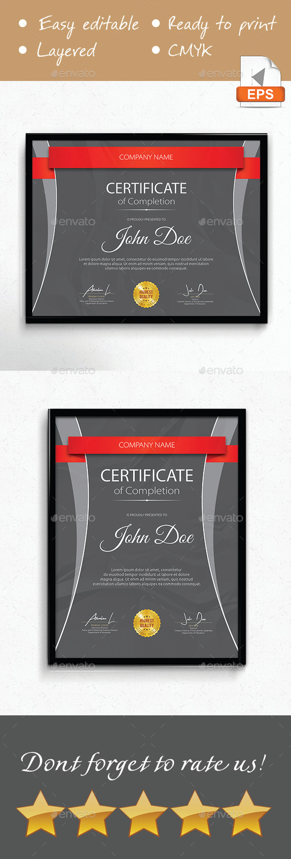Multipurpose Certificate - Certificates Stationery