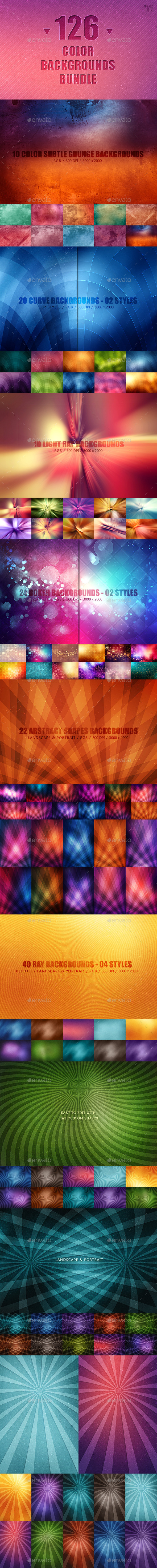 Download 126 Color Backgrounds Bundle By Orangefox Graphicriver