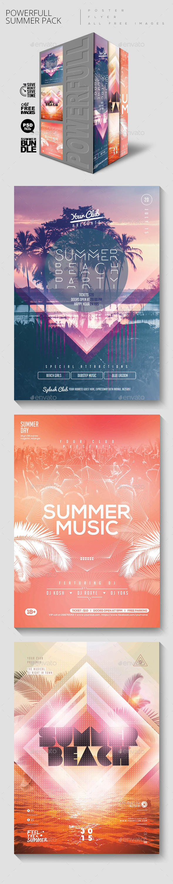 Summer Party Bundle - Clubs & Parties Events